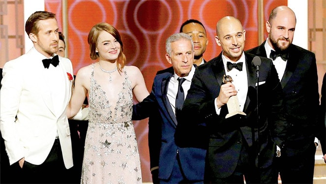 Đoàn làm phim La La Land nhận giải Quả cầu Vàng