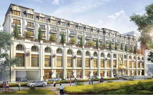 Phối cảnh Four Seasons 6 sao cạnh hồ Hoàn Kiếm.