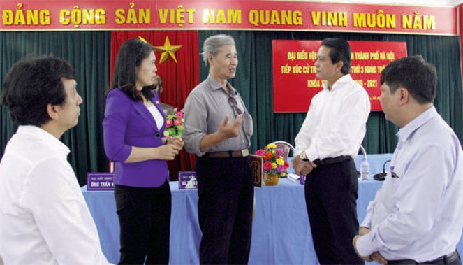 Đại biểu dân cử phải liên hệ chặt chẽ với cử tri và Nhân dân Ảnh: Khánh Duy