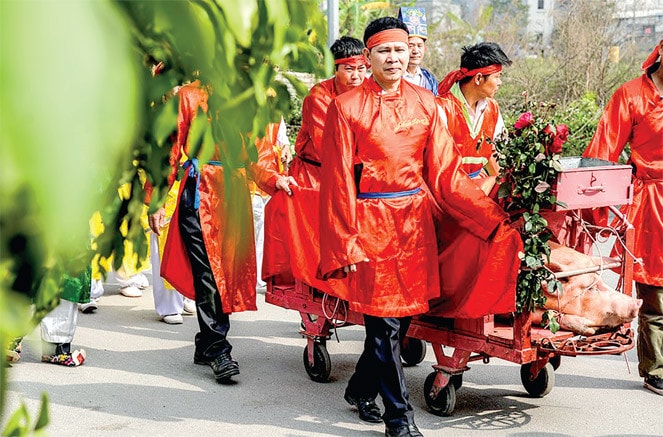 Sau nhiều tranh cãi, hai năm gần đây, nghi thức chém lợn tại Ném Thượng (Bắc Ninh) đã không còn tổ chức công khai