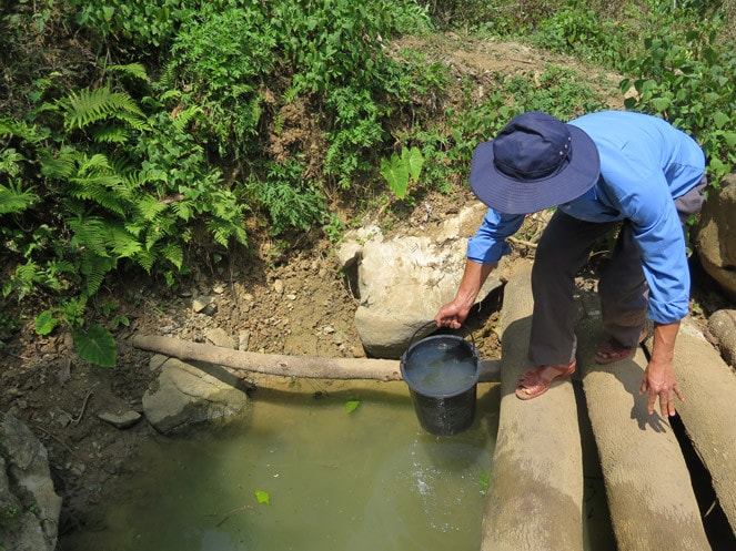 Mó nước duy nhất ở Pha Thí