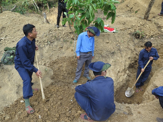 Đội quy tập tìm kiếm khu vực Pha Thí