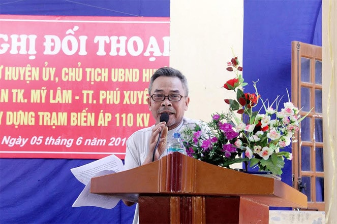 Cử tri tiểu khu Mỹ Lâm, thị trấn Phú Xuyên kiến nghị tại Hội nghị