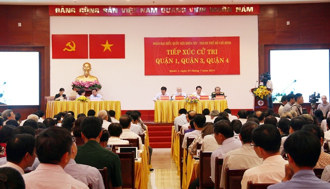 Toàn cảnh buổi tiếp xúc
