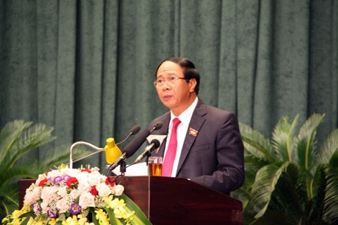 Ủy viên Trung ương Đảng, Bí thư Thành ủy, Chủ tịch HĐND TP Hải Phòng Lê Văn Thành phát biểu bế mạc