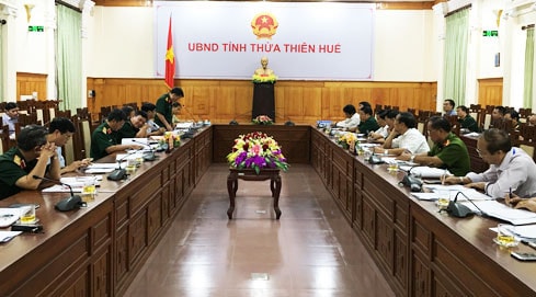 Thường trực Ủy ban Quốc phòng và An ninh làm việc với UBND tỉnh Thừa Thiên Huế