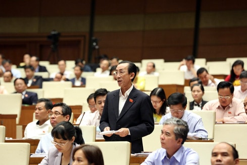 ĐBQH Trần Hoàng Ngân (TP Hồ Chí Minh) Ảnh: Quang Khánh