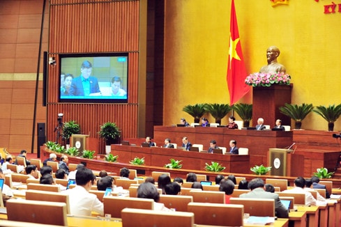 Toàn cảnh Phiên họp sáng 31.10 Ảnh: Quang Khánh