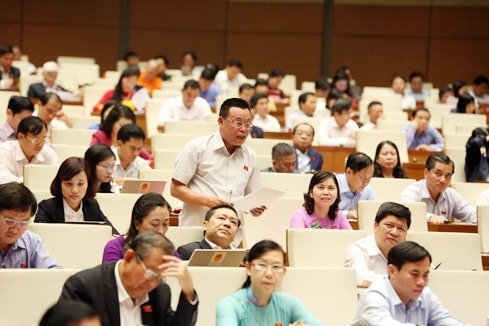 ĐBQH Nguyễn Như So (Bắc Ninh) Ảnh: Quang Khánh