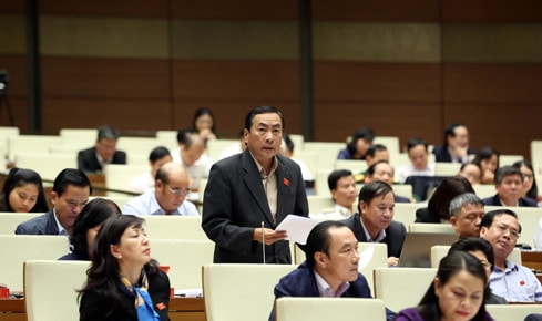 ĐBQH Phạm Văn Hòa (Đồng Tháp) Ảnh: Quang Khánh