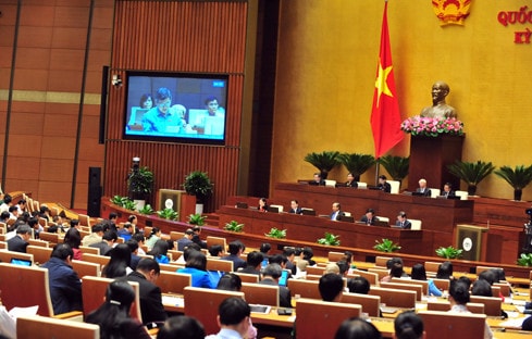 Toàn cảnh Phiên họp chiều 06.11 Ảnh: Quang Khánh