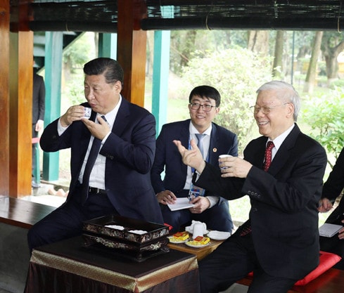Tổng Bí thư Nguyễn Phú Trọng dự tiệc trà cùng Tổng Bí thư, Chủ tịch Trung Quốc Tập Cận Bình ảnh 8
