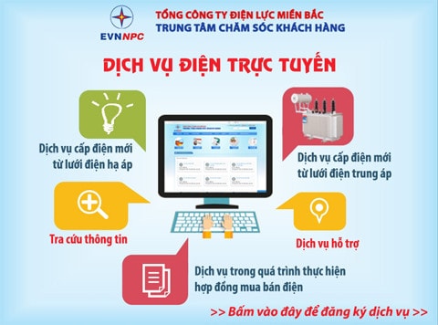 EVNNPC triển khai dịch vụ điện trực tuyến