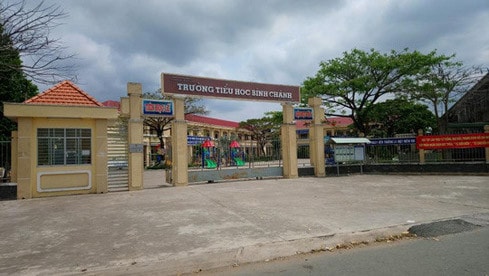 Trường Tiểu học Bình Chánh, xã Nhựt Chánh, huyện Bến Lức, tỉnh Long An.