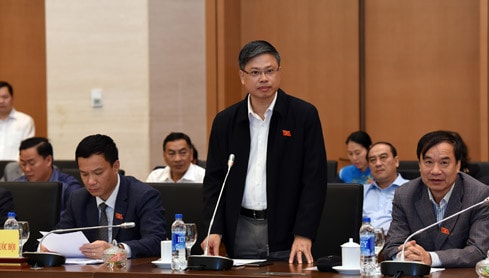 ĐBQH Nguyễn Sỹ Cương (Ninh Thuận) Ảnh: Lâm Hiển
