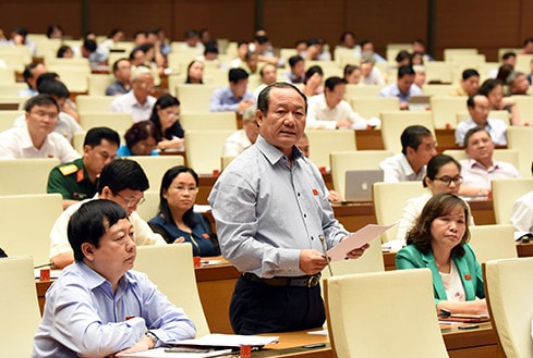 ĐBQH Bùi Mậu Quân (Hải Dương) Ảnh: Lâm Hiển