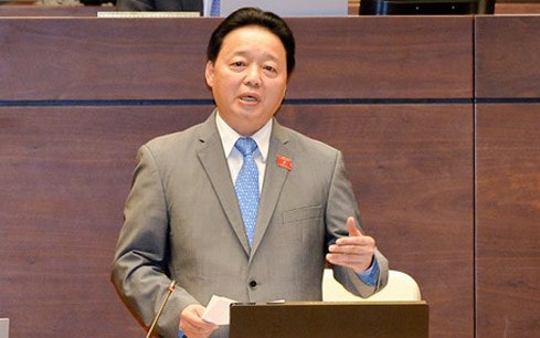 Bộ trưởng Bộ Tài nguyên và Môi trường Trần Hồng Hà sẽ đăng đàn trả lời chất vấn tại Kỳ họp thứ 5 Nguồn: quochoi.vn