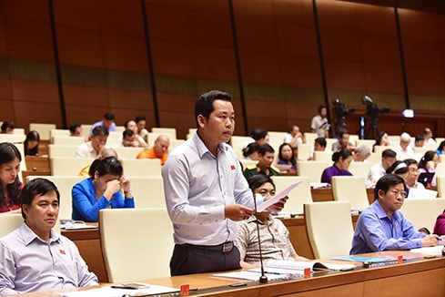 ĐBQH Dương Tấn Quân (Bà Rịa - Vũng Tàu) Ảnh: Quang Khánh