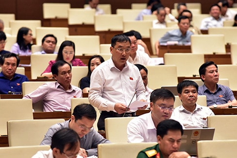 ĐBQH Tống Thanh Bình (Lai Châu) Ảnh: Quang Khánh