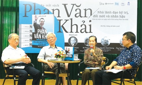 Chia sẻ hồi ức về cố Thủ tướng Phan Văn Khải Ảnh: Thái Minh