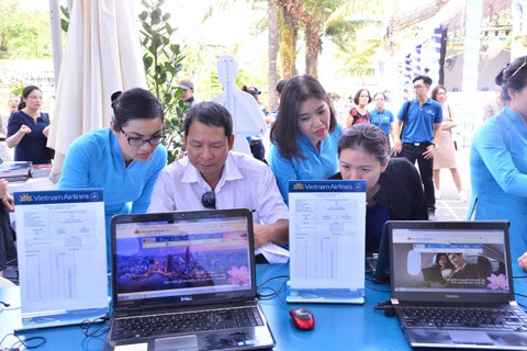 Vietnam Airline áp dựng phương thức thanh toán bằng QR code
