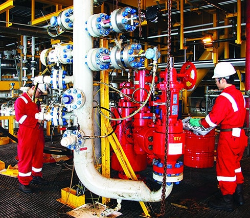 Vận hành hệ thống xử lý giàn khoan mỏ Sư tử vàng