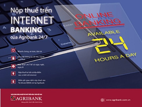 Dịch vụ nộp thuế điện tử qua hệ thống Internet Banking của Agribank