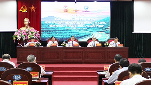 Phó Chủ tịch Quốc hội Phùng Quốc Hiển chủ trì hội thảo Ảnh: Chí Tuấn