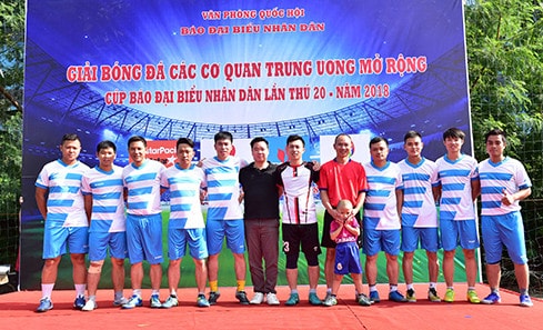 Khai mạc Giải Bóng đá các cơ quan Trung ương mở rộng Cup Báo Đại biểu Nhân dân năm 2018 ảnh 8
