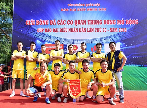 Khai mạc Giải Bóng đá các cơ quan Trung ương mở rộng Cup Báo Đại biểu Nhân dân năm 2018 ảnh 7