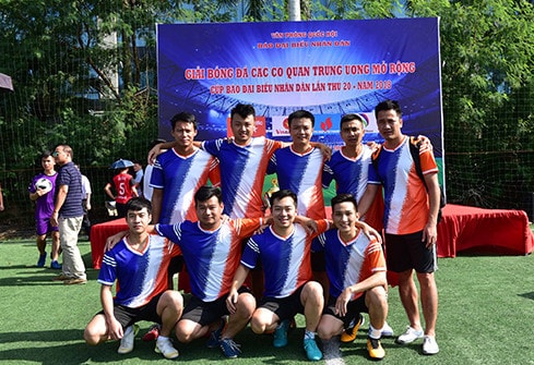 Khai mạc Giải Bóng đá các cơ quan Trung ương mở rộng Cup Báo Đại biểu Nhân dân năm 2018 ảnh 6
