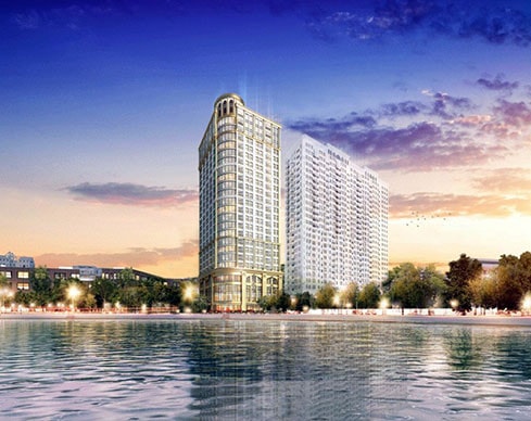 Tổ hợp khách sạn và căn hộ cao cấp Golden Lake View - B7 Giảng Võ