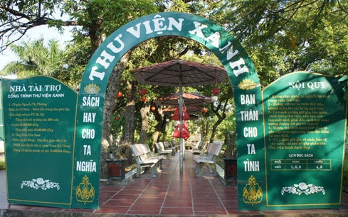 Mô hình Thư viện xanh tại Trường Tiểu học Thanh Tân, huyện Kiến Xương