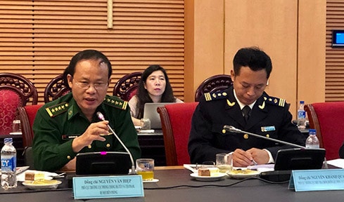 Ông Nguyễn Văn Hiệp, Phó Cục trưởng, Cục Phòng chống ma túy và tội phạm Bộ đội Biên phòng. (Ảnh: Quang Khánh)