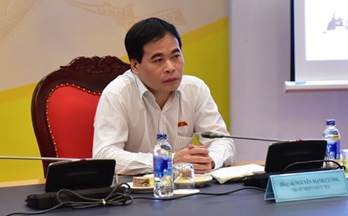 Ông Nguyễn Mạnh Cường, Phó Chủ nhiệm Ủy ban Tư pháp của Quốc hội. (Ảnh: Quang Khánh)