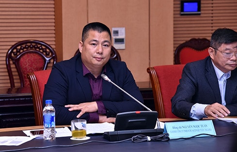 Ông Nguyễn Ngọc Tuấn, Giám đốc Công ty TNHH Nước Sạch Ngọc Tuấn - Nagaoka Ảnh: Lâm Hiển