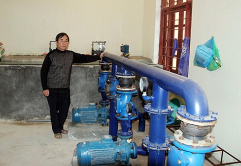 Trạm cấp nước sạch nông thôn ở huyện Phù Cừ. Nguồn: baomoi.com