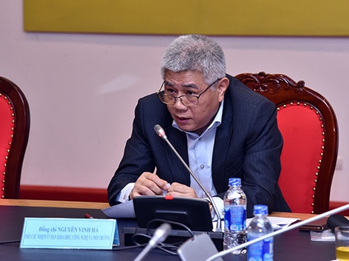 Ông Nguyễn Vinh Hà, Phó Chủ nhiệm Ủy ban Khoa học, Công nghệ và Môi trường của Quốc hội Ảnh: Lâm Hiển