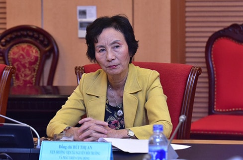 PGS.TS Bùi Thị An, ĐBQH Khóa XIII, Viện trưởng Viện Tài nguyên môi trường và phát triển cộng đồng - Ảnh: Quang Khánh