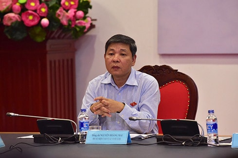 Ông Nguyễn Hoàng Mai, Phó Chủ nhiệm Ủy ban Về các vấn đề xã hội của Quốc hội - Ảnh: Quang Khánh