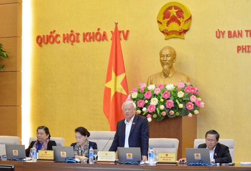 Phó Chủ tịch Quốc hội Uông Chu Lưu phát biểu Ảnh: Quang Khánh