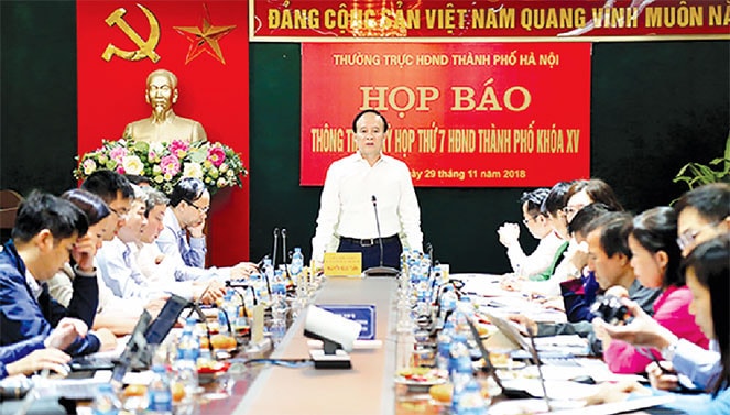 Việc cung cấp thông tin cho báo chí được HĐND thành phố thực hiện nghiêm túc, kịp thời Ảnh: P.Long