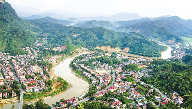 Thành phố Hà Giang từng bị tàn phá nặng nề trong chiến tranh biên giới phía Bắc 40 năm trước