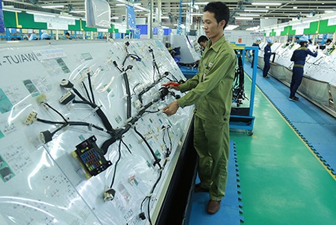 Nhà máy sản xuất phụ tùng điện ô tô tại Chu Lai của Thaco