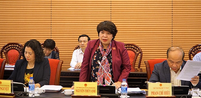 Chủ nhiệm Ủy ban về các vấn đề xã hội Nguyễn Thúy Anh chủ trì Hội nghị