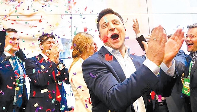 Ứng cử viên, danh hài Volodymyr Zelensky
