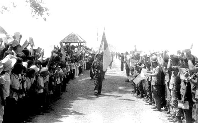 Không khí những ngày giải phóng Côn Đảo Ảnh: TL