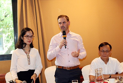 Đại diện Công ty Heineken phát biểu