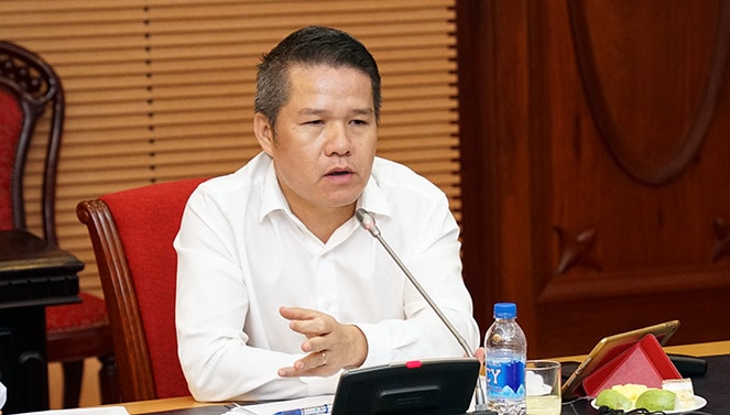 Ông Nguyễn Cảnh Tĩnh, Q. Tổng giám đốc Tổng công ty Hàng hải Việt Nam