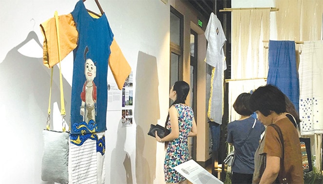 Văn hóa dân gian trên thiết kế hiện đại Ảnh: Ng. Phương